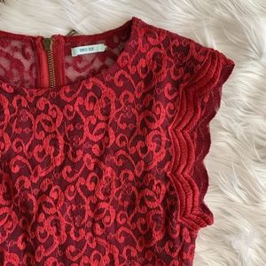 Urban Outfitters Lace Overlay Body Con Dress